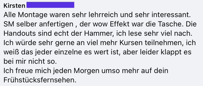 Claudia Witticke Leidenschaft Nähen - Online Nähkurse