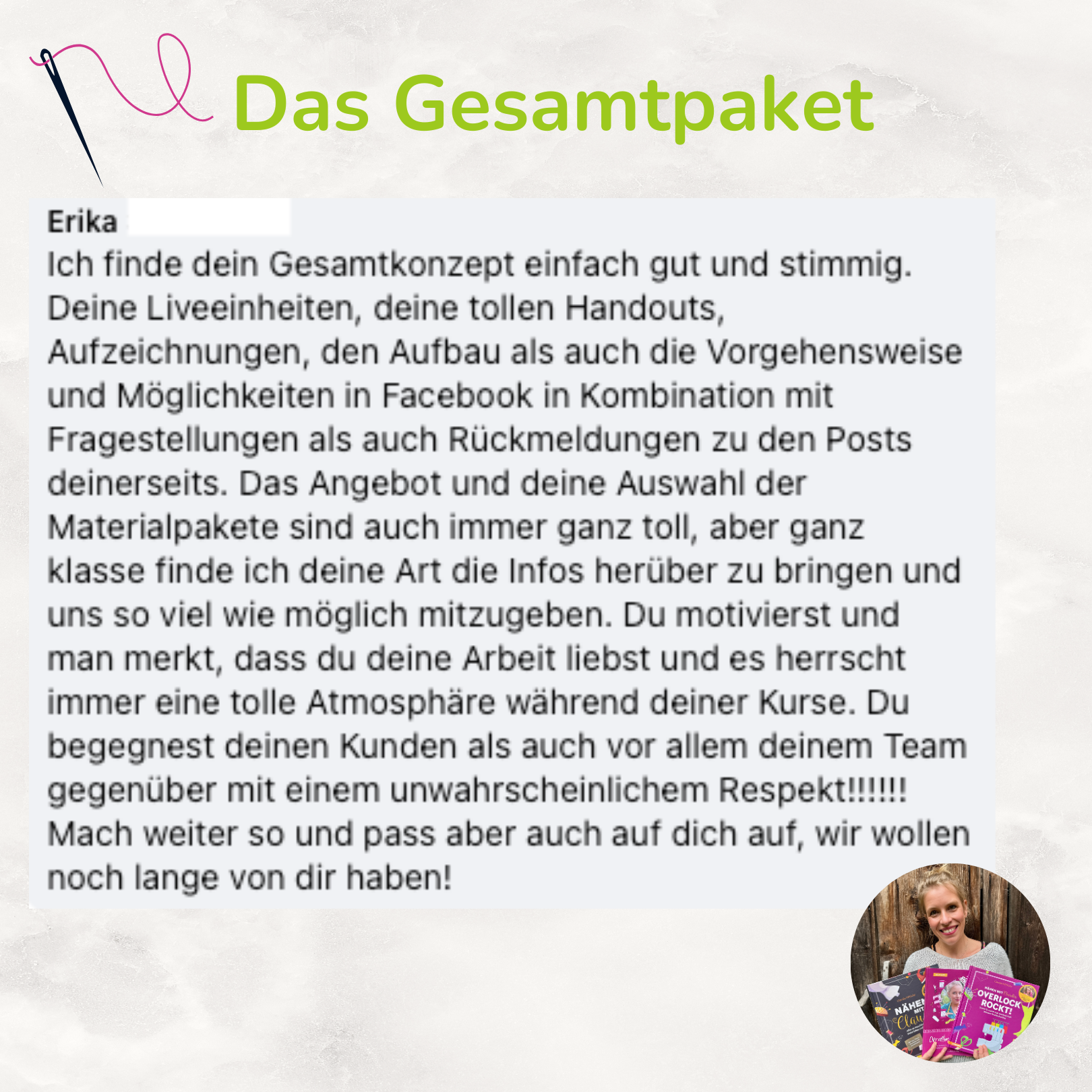 Claudia Witticke Leidenschaft Nähen - Online Nähkurse