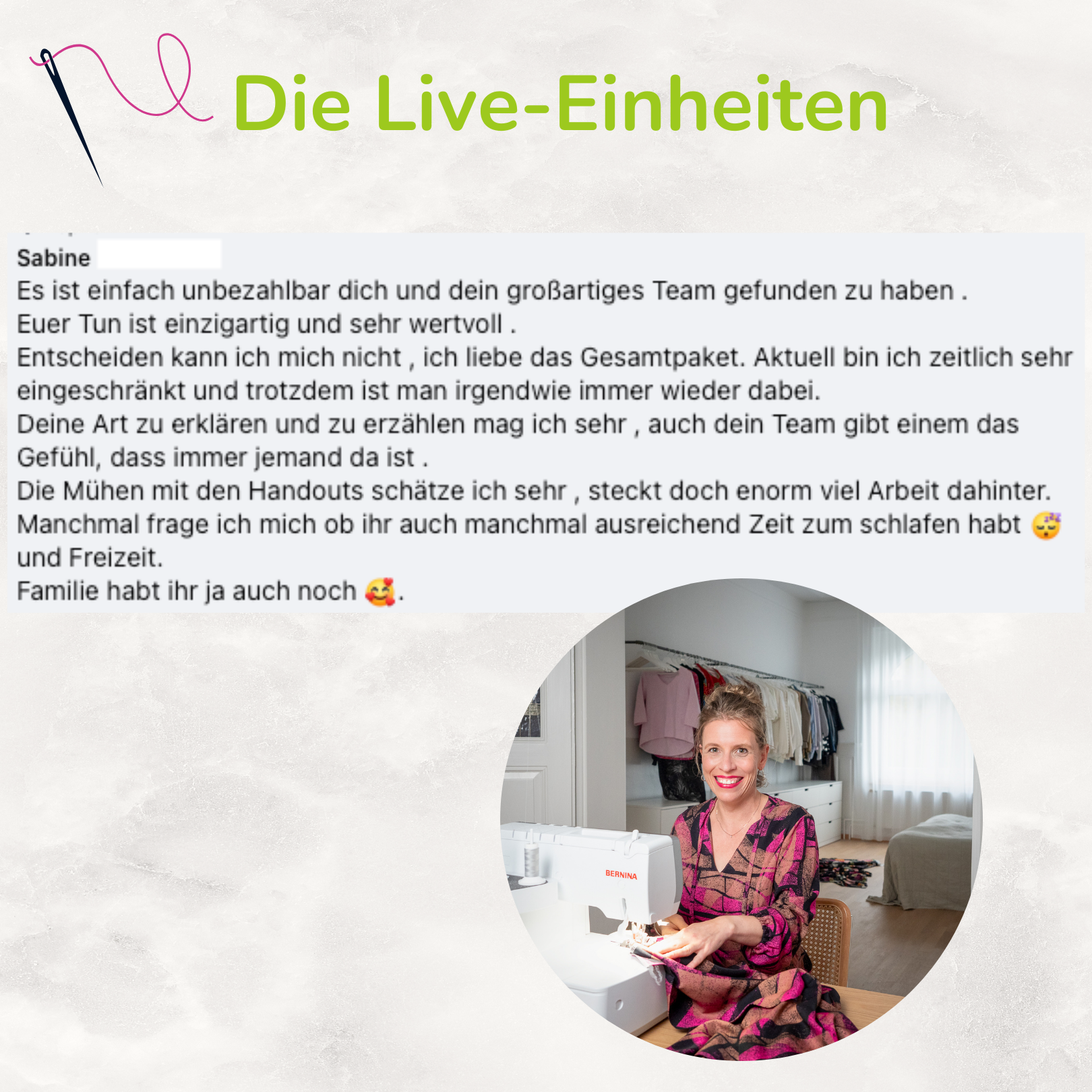Claudia Witticke Leidenschaft Nähen - Online Nähkurse